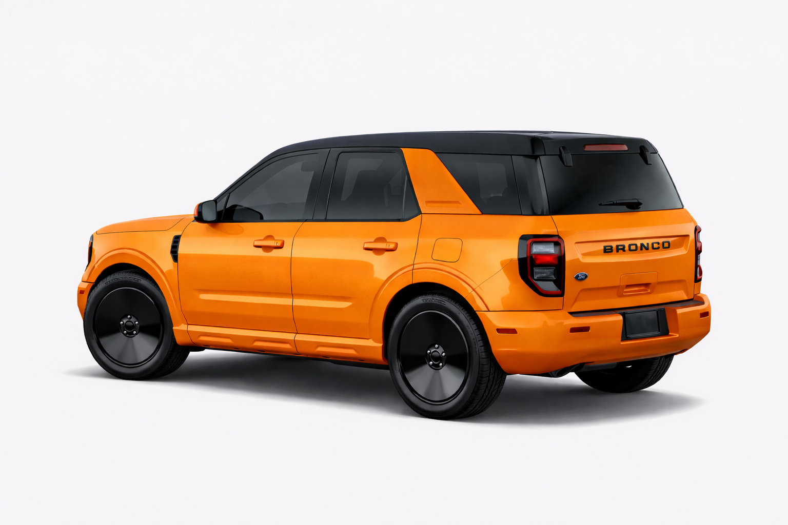 Bronco Sport lobo by Kamil rear three quarter