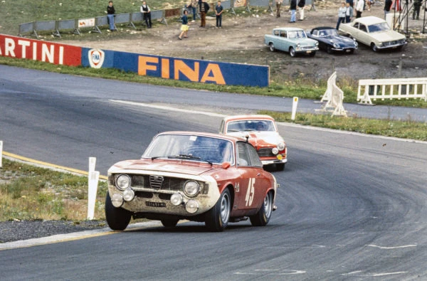 Enrico Pinto Arnaldo Cavallari Alfa Romeo Giulia Sprint GTA 1967.
