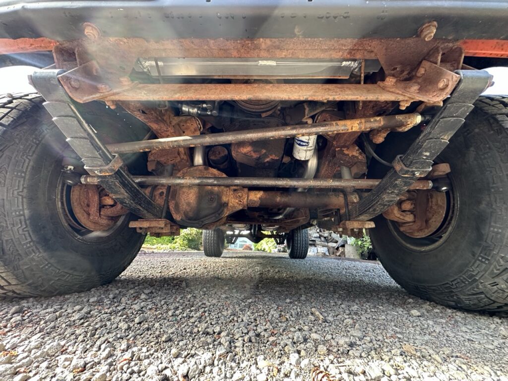 1976 International Scout Traveler underside