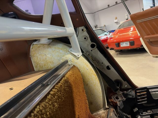 1978 Datsun 280Z Track Car Roll Bar project connecting points