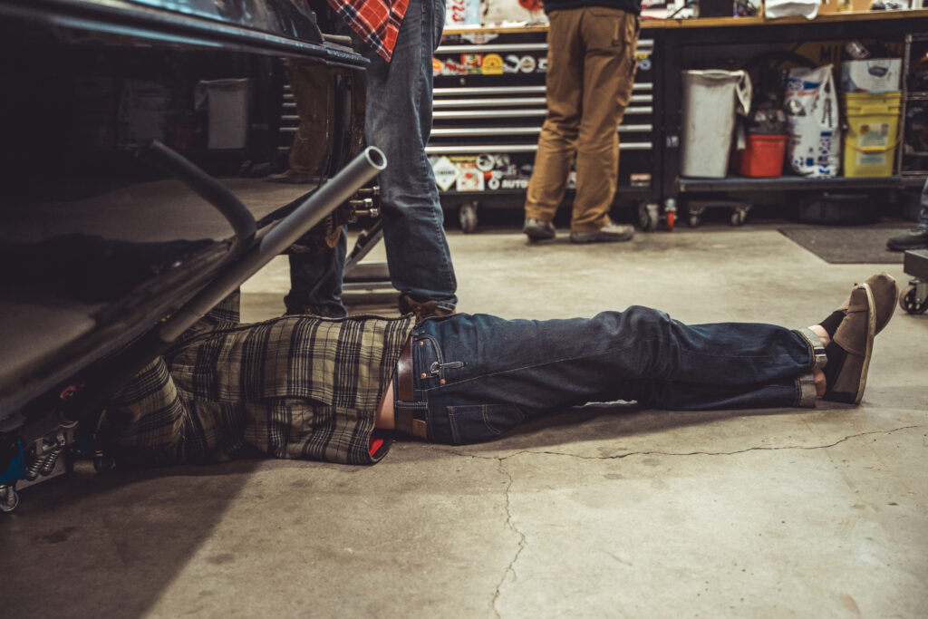 Kyle S under corvette project car
