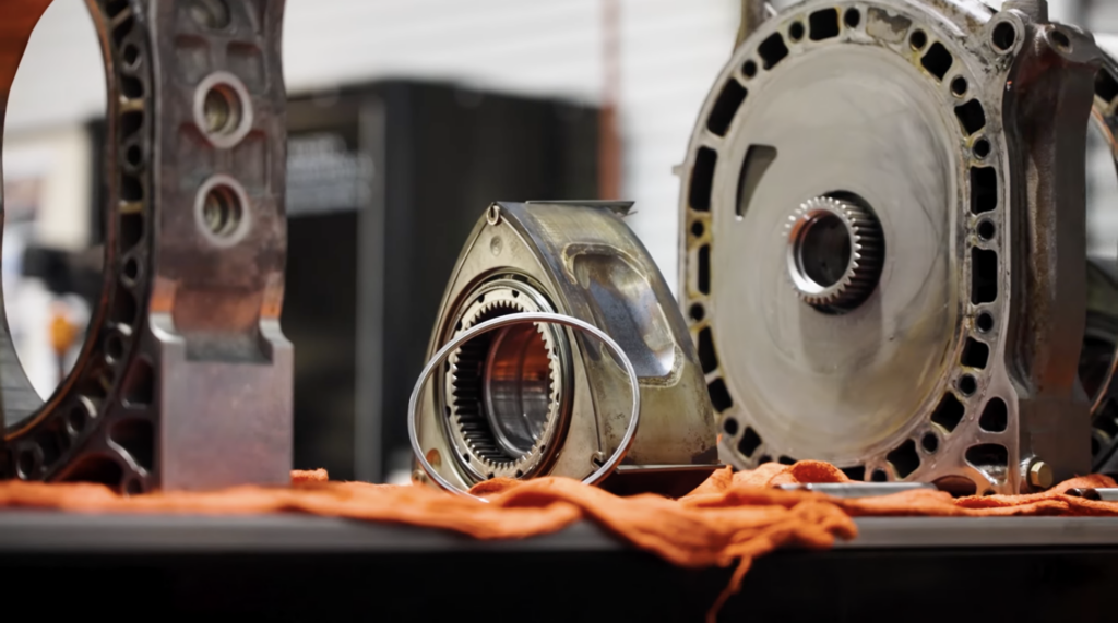 Mazda Motorsports 787 engine rebuild 3