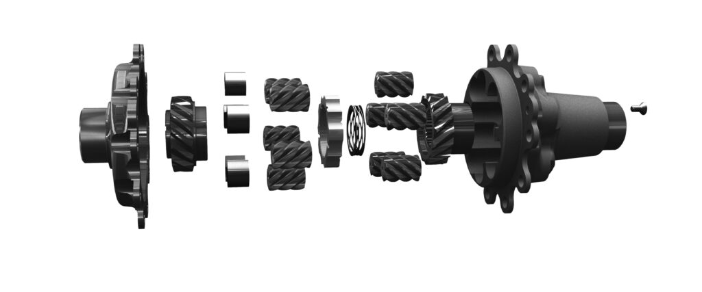 eaton truetrac ford 9 inch differential helical exploded view