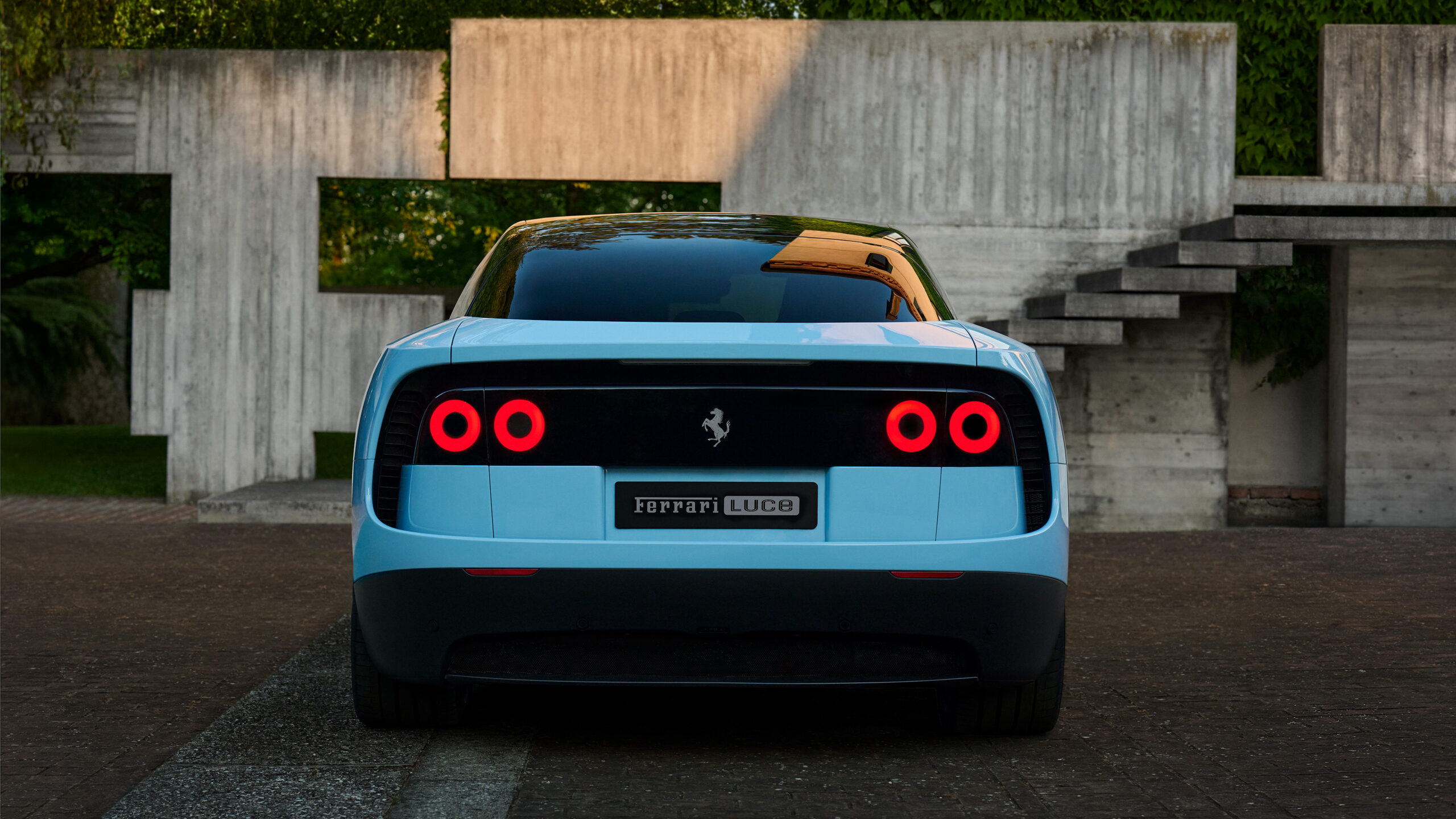 Ferrari Luce rear blue