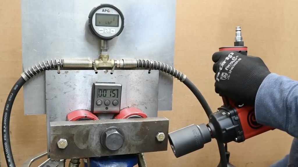 Torque test channel testing rig