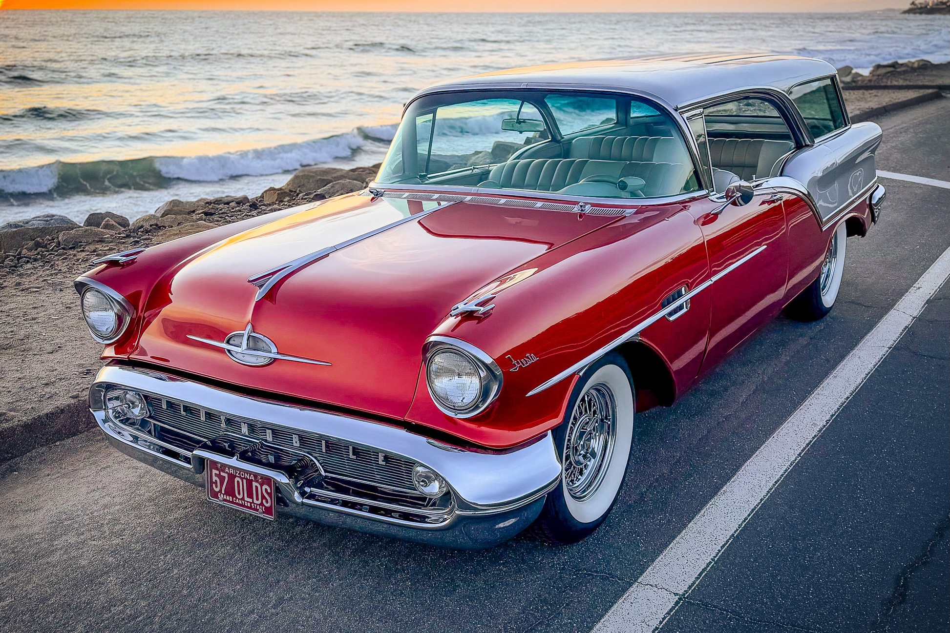 1957 Oldsmobile Golden Rocket 88 Fiesta Wagon Up for Auction