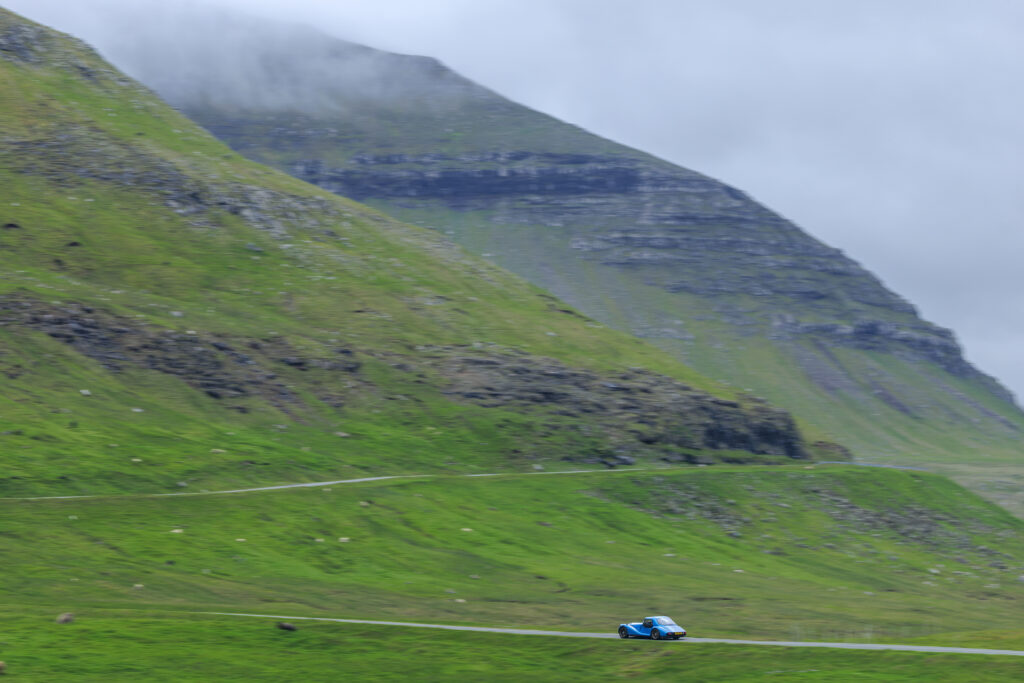 Morgan Supersport 400 Faroe Islands on the road