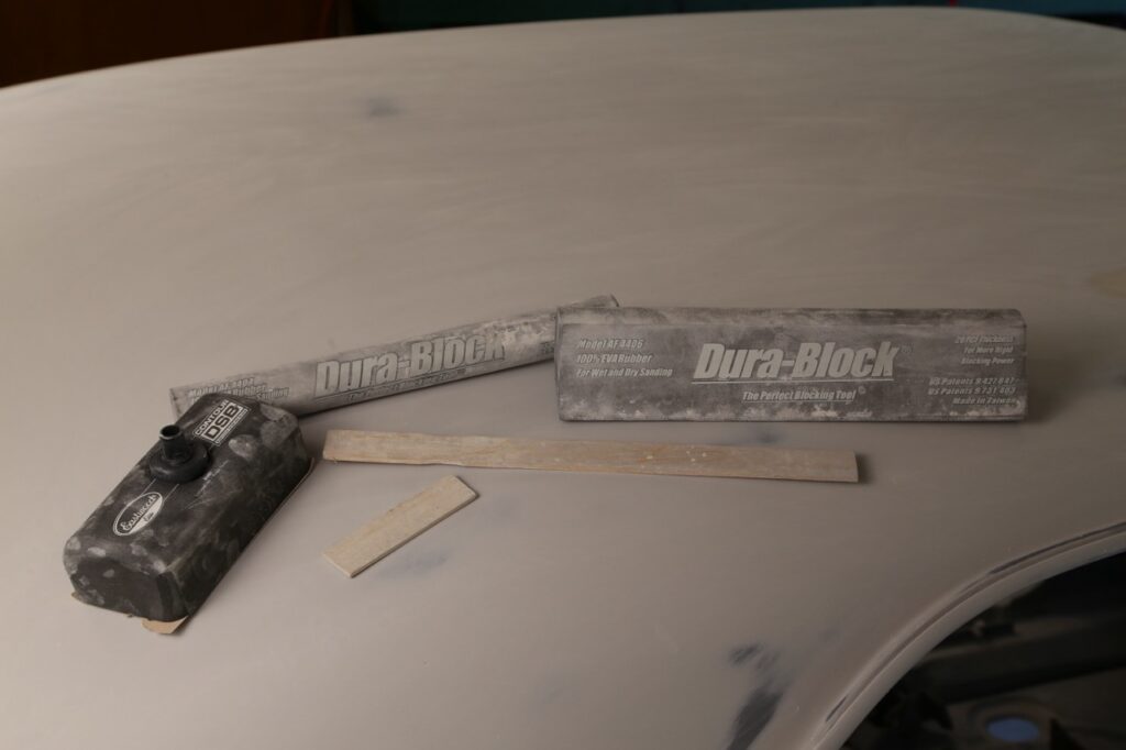 Curved sanding techniques