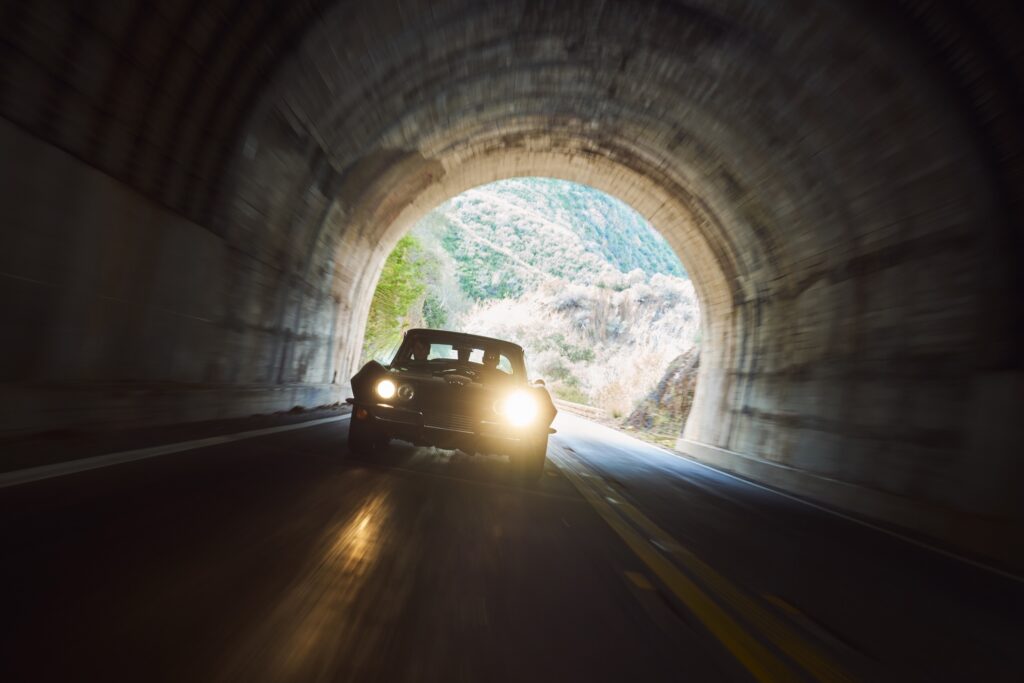 Corvette action tunnel front