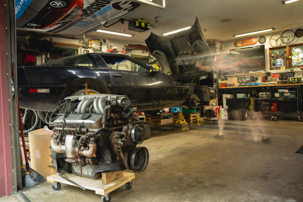 K Smith Corvette L98 on floor