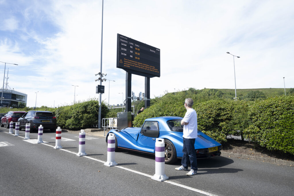Morgan Supersport 400 at Eurotunnel