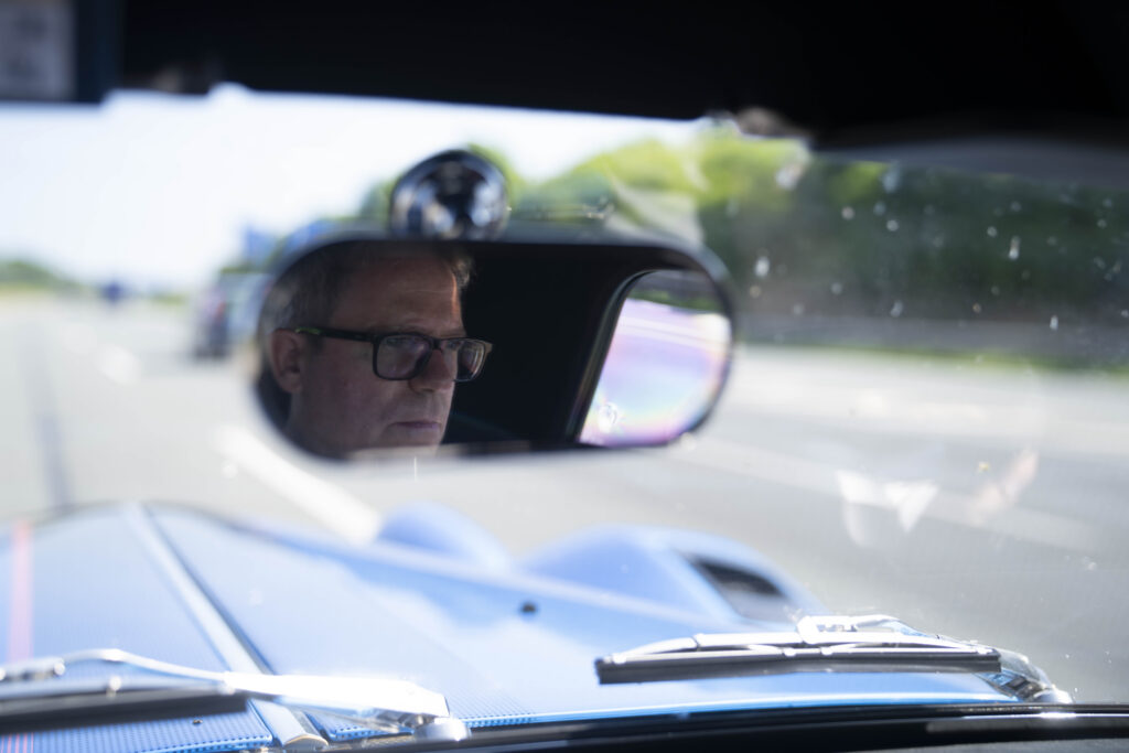 Morgan Supersport 400 driving with NB