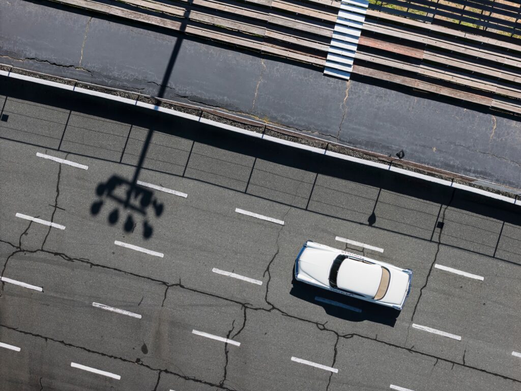 Chrysler 300C track time aerial