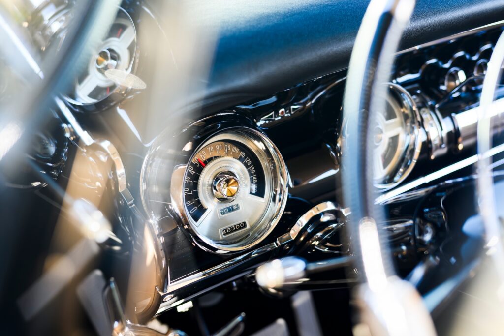 1955 Chrysler 300 C gauges