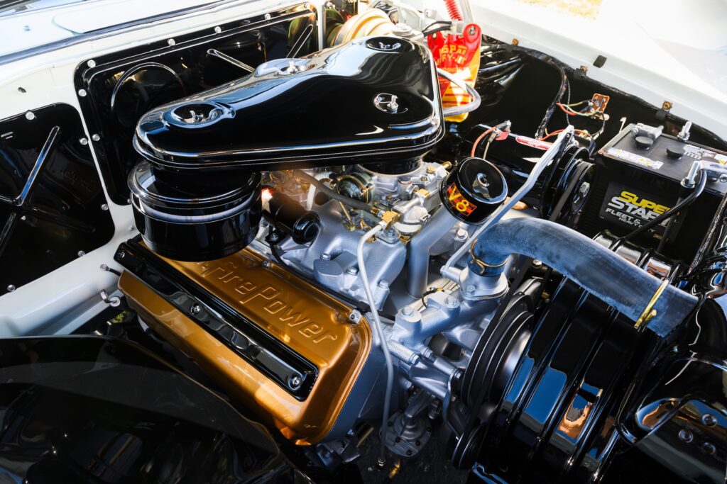 1955 Chrysler 300 C engine bay