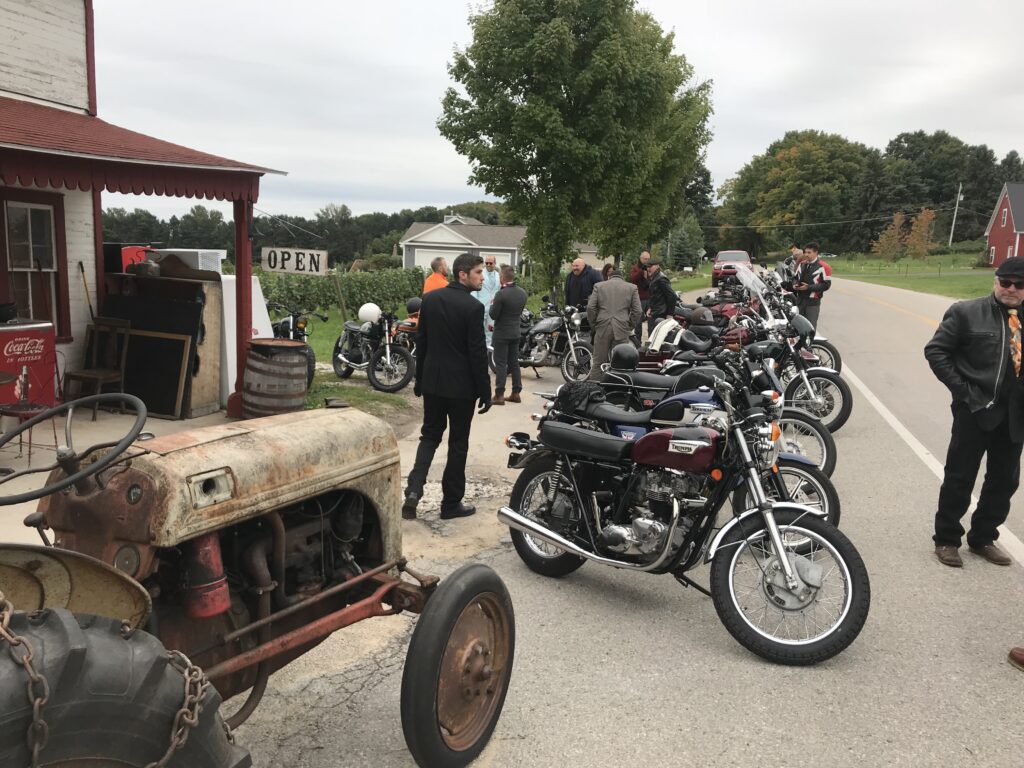 motorcycle cars and coffee