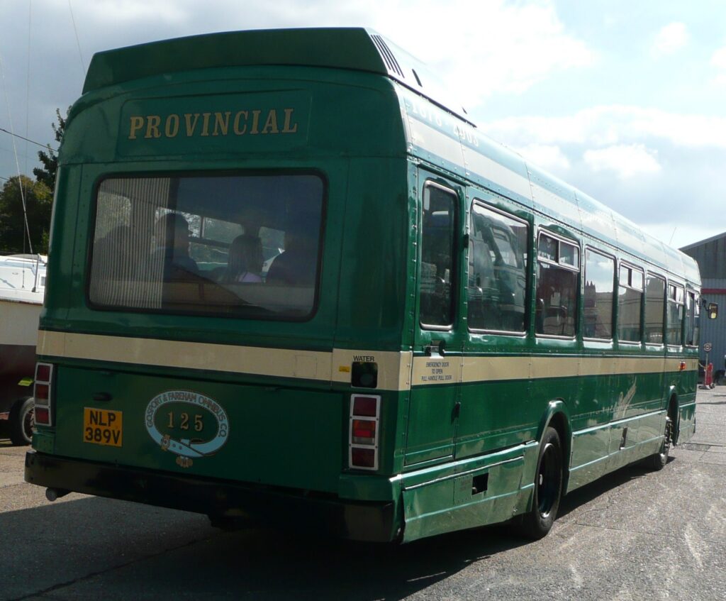 Leyland National bus rear